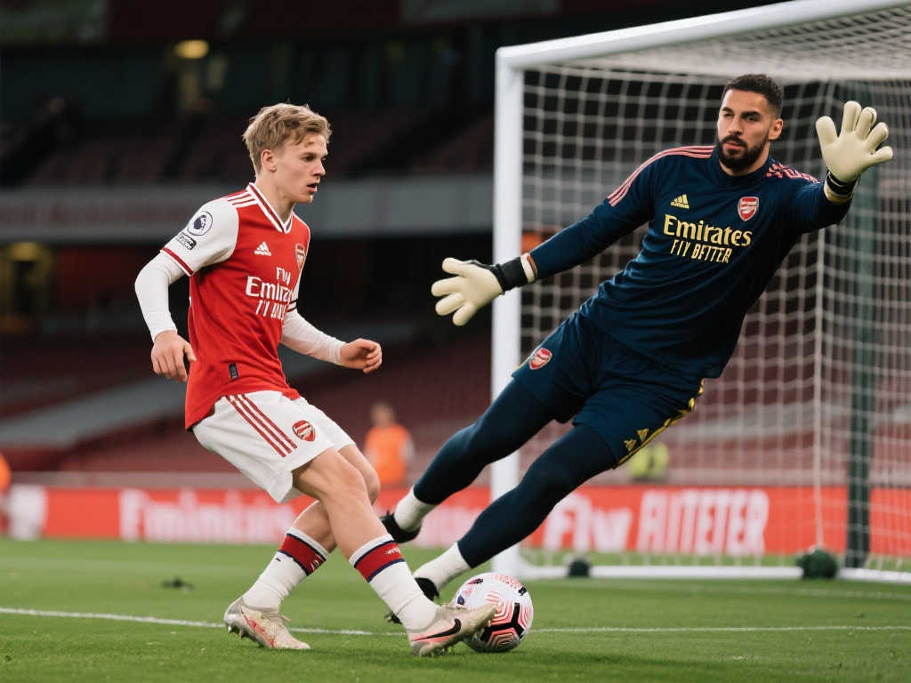 迅如闪电！厄德高凌空劲射，多纳鲁马神级封堵