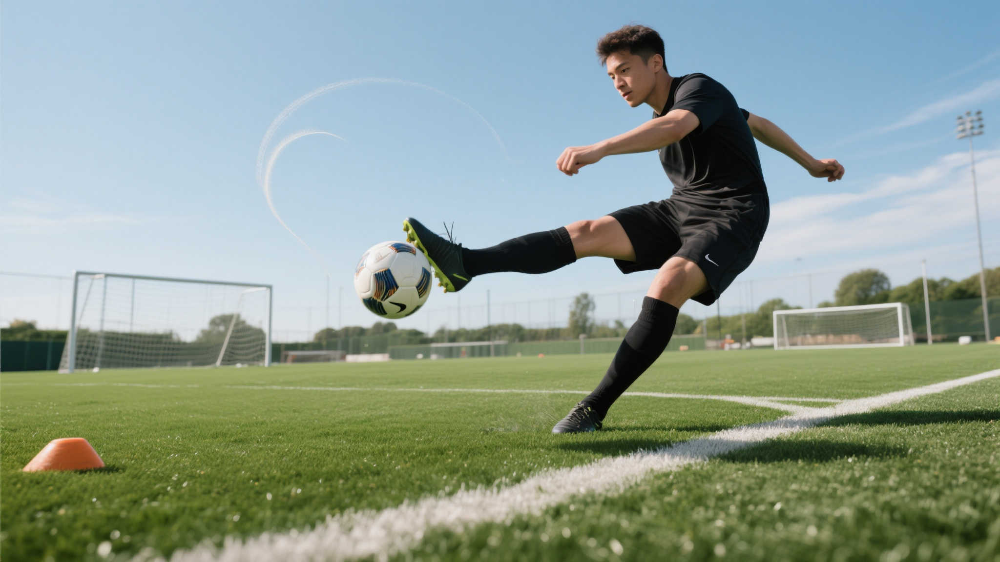 惊艳弧线!这球究竟如何踢出? 惊艳弧线!这球究竟如何踢出?