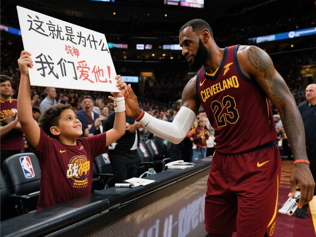 老詹兼具实力与魅力，赢得比赛也俘获球迷心